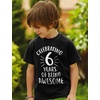 image:imageTstars 6 Years Of Being Awesome Birthday Gift For 6 Year Old Youth Kids TShirtNavy