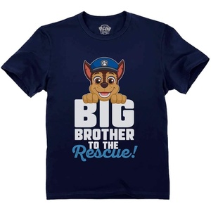 image:imageBig Brother Paw Patrol TShirt for Toddlers  Featuring Rubble Chase amp Marshall  Sibling Gift ShirtNavy