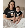 image:imageTstars Mommy Needs a Latte Mom and Baby Matching Shirts Funny Coffee Mommy and Me Outfit Gift for Mothers DayWomens Black  Baby Black