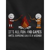 image:imageTstars TeeStars  Its All Fun And Games Until Someone Looses A Weiner Women HoodieBlue