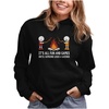 image:imageTstars TeeStars  Its All Fun And Games Until Someone Looses A Weiner Women HoodieBlack