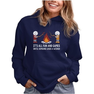 image:imageTstars TeeStars  Its All Fun And Games Until Someone Looses A Weiner Women HoodieBlue