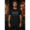 image:imageTstars ACDC Jagged Logo Band Power Up Tee for Men for Those About to Rock n Roll Shirt TShirtBack in Black  Black
