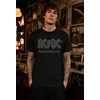 image:imageTstars ACDC Jagged Logo Band Power Up Tee for Men for Those About to Rock n Roll Shirt TShirtBack in Black  Black