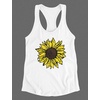 image:imageTstars Cute Sunflower Tank Tops for Women Summer Casual Racerback Tops for Girls SunflowerBerry