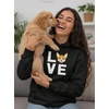 image:imageTstars Dog Mom Hoodie for Women and Teen Girls  Dog Lover Hoodies with Paw Print  Gift for Fur Moms and Pet OwnersCorgi  Black