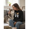 image:imageTstars Dog Mom Hoodie for Women and Teen Girls  Dog Lover Hoodies with Paw Print  Gift for Fur Moms and Pet OwnersCorgi  Black