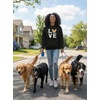 image:imageTstars Dog Mom Hoodie for Women and Teen Girls  Dog Lover Hoodies with Paw Print  Gift for Fur Moms and Pet OwnersCorgi  Black