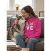 image:imageTstars Dog Mom Hoodie for Women and Teen Girls  Dog Lover Hoodies with Paw Print  Gift for Fur Moms and Pet OwnersCorgi  Pink