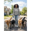 image:imageTstars Dog Mom Hoodie for Women and Teen Girls  Dog Lover Hoodies with Paw Print  Gift for Fur Moms and Pet OwnersDog Mom  Gray
