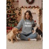 image:imageTstars Dog Mom Hoodie for Women and Teen Girls  Dog Lover Hoodies with Paw Print  Gift for Fur Moms and Pet OwnersDog Mom  Gray