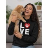 image:imageTstars Dog Mom Hoodie for Women and Teen Girls  Dog Lover Hoodies with Paw Print  Gift for Fur Moms and Pet OwnersPaw  Black