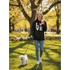 image:imageTstars Dog Mom Hoodie for Women and Teen Girls  Dog Lover Hoodies with Paw Print  Gift for Fur Moms and Pet OwnersPaw  Black