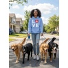 image:imageTstars Dog Mom Hoodie for Women and Teen Girls  Dog Lover Hoodies with Paw Print  Gift for Fur Moms and Pet OwnersPaw  California Blue