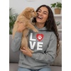 image:imageTstars Dog Mom Hoodie for Women and Teen Girls  Dog Lover Hoodies with Paw Print  Gift for Fur Moms and Pet OwnersPaw  Gray