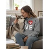 image:imageTstars Dog Mom Hoodie for Women and Teen Girls  Dog Lover Hoodies with Paw Print  Gift for Fur Moms and Pet OwnersPaw  Gray