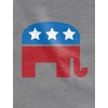 image:imageTstars Republican Shirt Republican Elephant 34 Women Sleeve Baseball Jersey ShirtRedWhite