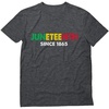 image:imageTstars Mens Heritage Celebration Shirt  Juneteenth amp Hispanic Pride TeeGift for Festivals and Family EventsHeather Dark Gray