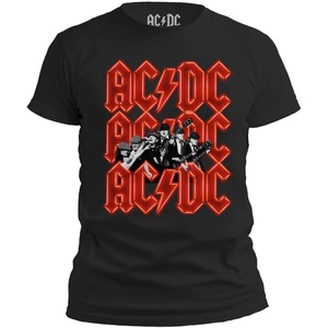 image:imageTstars ACDC Jagged Logo Band Power Up Tee for Men for Those About to Rock n Roll Shirt TShirtAngus Brian  Black