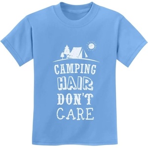 image:imageTstars Camping Hair Dont Care Funny Camping Gift Youth Kids TShirtCalifornia Blue