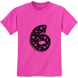 image:imageTstars Six Years Old Birthday Gift Shirt Im 6 Superstar Kids TShirtPink