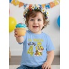 image:imagePaw Patrol Rubble Digging Being 4 TShirt for Toddler Boys  4th Birthday Outfit with Construction Bulldozer ThemeCalifornia Blue