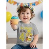 image:imagePaw Patrol Rubble Digging Being 4 TShirt for Toddler Boys  4th Birthday Outfit with Construction Bulldozer ThemeGray