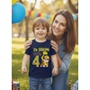 image:imagePaw Patrol Rubble Digging Being 4 TShirt for Toddler Boys  4th Birthday Outfit with Construction Bulldozer ThemeNavy