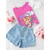 image:imagePaw Patrol Skye 2nd Birthday Girl Shirt for Toddlers  Time Flies Im 2 Tee for TwoYearOld GirlsIm 2  Pink