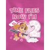 image:imagePaw Patrol Skye 2nd Birthday Girl Shirt for Toddlers  Time Flies Im 2 Tee for TwoYearOld GirlsTime Flies  Pink