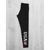 image:imageTstars Love Sports Leggings for Women amp Teen Girls  Volleyball Soccer Horse Designs Legging with SayingsUsa  Black