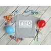 image:imageTstars Two Handsome 2nd Birthday Shirt Gifts for 2 Year Old Boy Toddler Kids TShirtGray