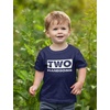 image:imageTstars Two Handsome 2nd Birthday Shirt Gifts for 2 Year Old Boy Toddler Kids TShirtNavy