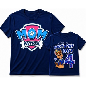 image:imageMom and Son Matching Shirts Mom Patrol Size L amp 4th Birthday Boy Size 4T Chase Paw Patrol Bundle for Birthday Party Outfits