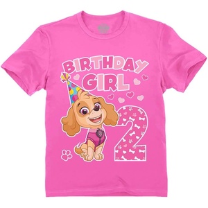 image:imagePaw Patrol Skye 2nd Birthday Girl Shirt for Toddlers  Time Flies Im 2 Tee for TwoYearOld GirlsBirthday Girl 2  Pink