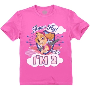 image:imagePaw Patrol Skye 2nd Birthday Girl Shirt for Toddlers  Time Flies Im 2 Tee for TwoYearOld GirlsIm 2  Pink