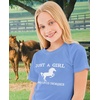 image:imageTstars Horse Gifts A Girl Who Loves Horses Shirt Youth Equestrian Kids TShirt for Girls Who Ride or Love PoniesCalifornia Blue