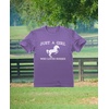 image:imageTstars Horse Gifts A Girl Who Loves Horses Shirt Youth Equestrian Kids TShirt for Girls Who Ride or Love PoniesViolet