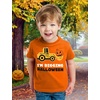 image:imageTstars Bulldozer Pumpkin Face Halloween Shirt  Toddler Boys Construction TShirt for Kids Trick or Treat OutfitDigging  Orange