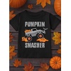 image:imageTstars Bulldozer Pumpkin Face Halloween Shirt  Toddler Boys Construction TShirt for Kids Trick or Treat OutfitSmasher  Black