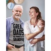 image:imageTstars If Papa Cant Fix It No One Can Funny Dad Shirt Fathers Day Birthday Gift for Papa Grandpa Mens ShirtBlack Print  Gray