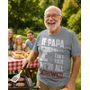 image:imageTstars If Papa Cant Fix It No One Can Funny Dad Shirt Fathers Day Birthday Gift for Papa Grandpa Mens ShirtIf Papa 1  Gray