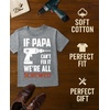 image:imageTstars If Papa Cant Fix It No One Can Funny Dad Shirt Fathers Day Birthday Gift for Papa Grandpa Mens ShirtIf Papa 1  Gray