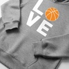 image:imageTstars Love Basketball Hoodie for Women and Teen Girls Graphic Hoodies Gift Idea for Players Coaches and FansGray