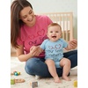 image:imageTstars First Mothers Day Mom Baby Matching Shirts Mommy and Me Outfit Set  Soft cotton mommy and me matching set great for first Mothers Day baby shower new mom family photo giftMom Pink  Baby Aqua