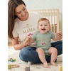 image:imageTstars First Mothers Day Mom Baby Matching Shirts Mommy and Me Outfit Set  Soft cotton mommy and me matching set great for first Mothers Day baby shower new mom family photo giftPromoted  Off White Mom  Sage Baby