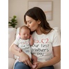 image:imageTstars First Mothers Day Mom Baby Matching Shirts Mommy and Me Outfit Set  Soft cotton mommy and me matching set great for first Mothers Day baby shower new mom family photo giftMom White  Baby White