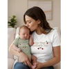 image:imageTstars First Mothers Day Mom Baby Matching Shirts Mommy and Me Outfit Set  Soft cotton mommy and me matching set great for first Mothers Day baby shower new mom family photo giftFirst  White Mom  Sage Baby