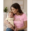 image:imageTstars First Mothers Day Mom Baby Matching Shirts Mommy and Me Outfit Set  Soft cotton mommy and me matching set great for first Mothers Day baby shower new mom family photo giftHeart F  Light Pink Mom  Natural Baby