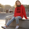 image:imageTstars Funny Hoodie Women 99 Chance I Dont Care Sarcastic Pullover  Cozy fleece sarcastic hoodie great for birthday holiday sassy humor trending quote teen girls giftDont Care  Red